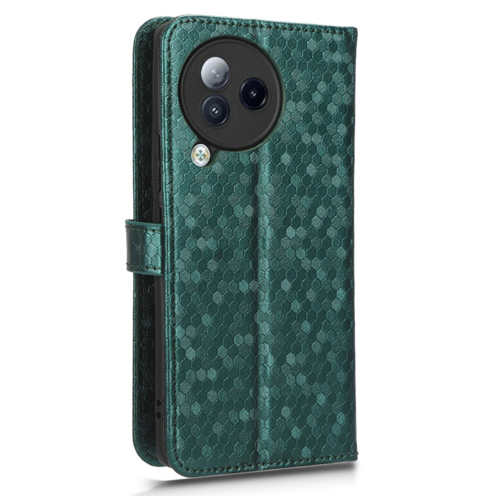 For Xiaomi Civi 3 5G Leather Phone Case Dot Imprinted Wallet Shockproof Stand Cover