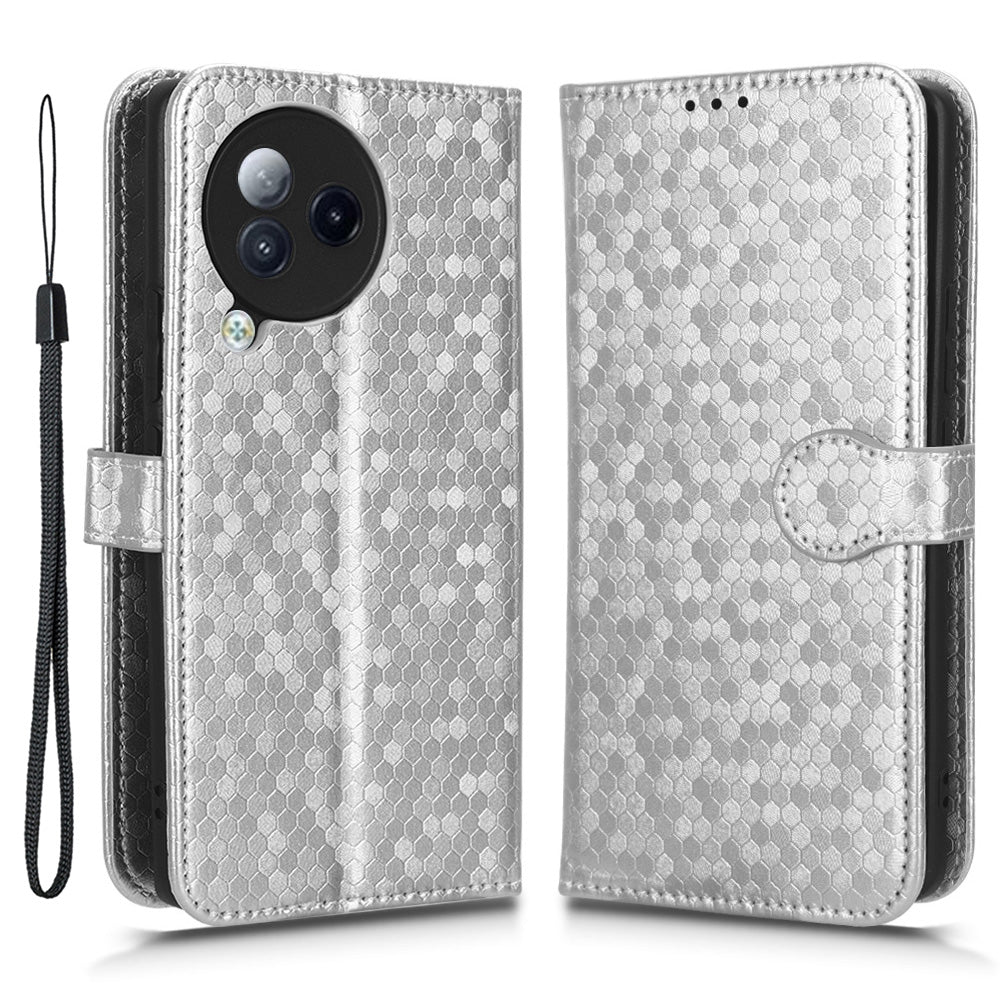 For Xiaomi Civi 3 5G Leather Phone Case Dot Imprinted Wallet Shockproof Stand Cover