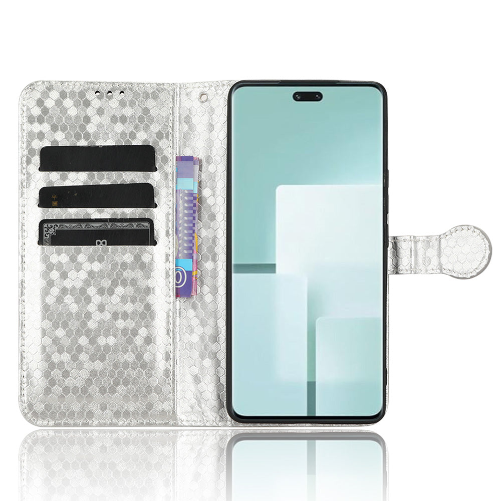 For Xiaomi Civi 3 5G Leather Phone Case Dot Imprinted Wallet Shockproof Stand Cover