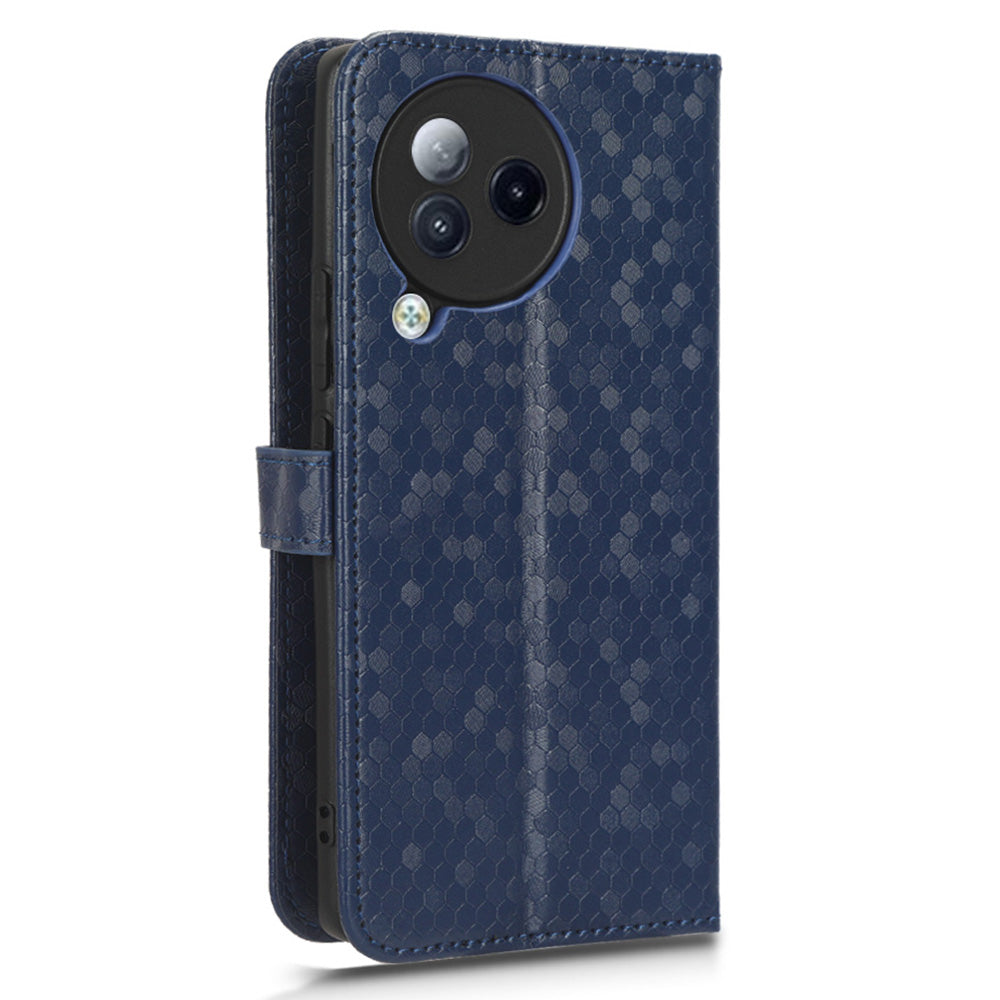 For Xiaomi Civi 3 5G Leather Phone Case Dot Imprinted Wallet Shockproof Stand Cover