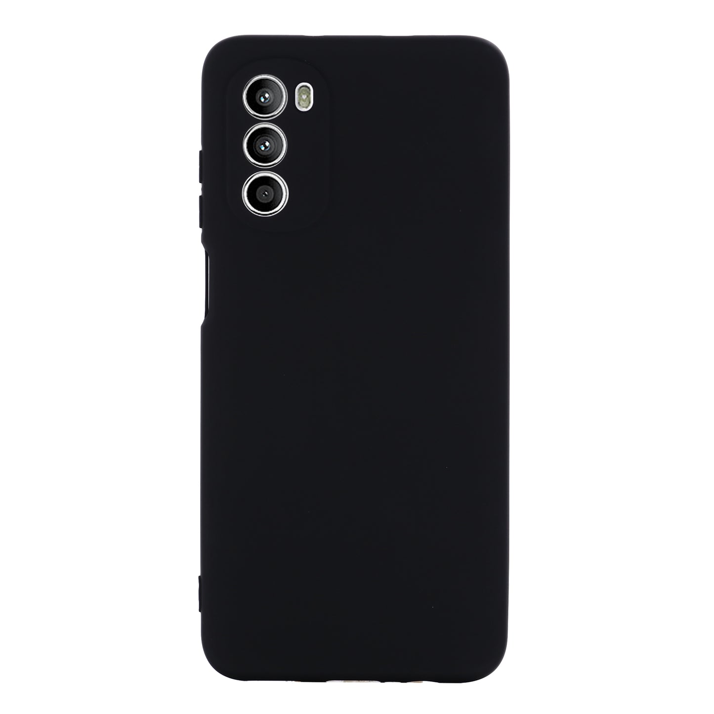 Phone Case for Motorola Moto G71s 5G , Liquid Silicone Soft Lining Anti-scratch Cover with Strap