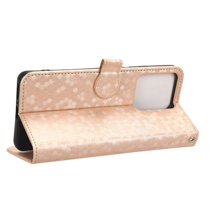 Phone Case for Motorola Edge 40 5G , PU Leather Wallet Stand Dot Imprinted Cover