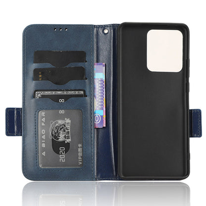 Phone Cover for Motorola Edge 40 5G Imprinted Triangle PU Leather Stand Wallet Case