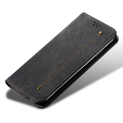 For Huawei Nova 11i / Maimang 20 / Enjoy 60 Pro PU Leather Case Stand Wallet Jeans Cloth Texture Phone Cover