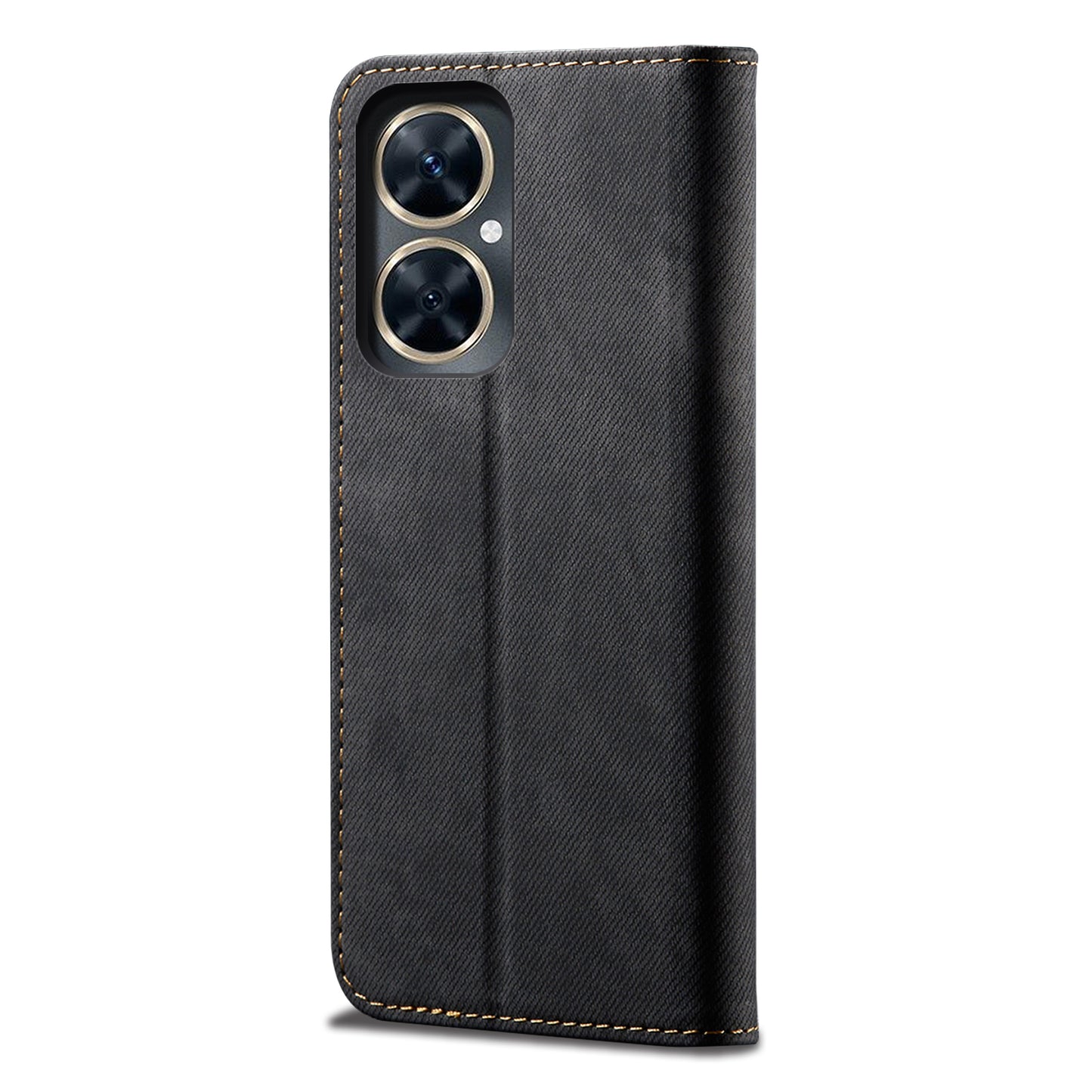 For Huawei Nova 11i / Maimang 20 / Enjoy 60 Pro PU Leather Case Stand Wallet Jeans Cloth Texture Phone Cover
