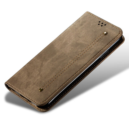 For Huawei Nova 11i / Maimang 20 / Enjoy 60 Pro PU Leather Case Stand Wallet Jeans Cloth Texture Phone Cover