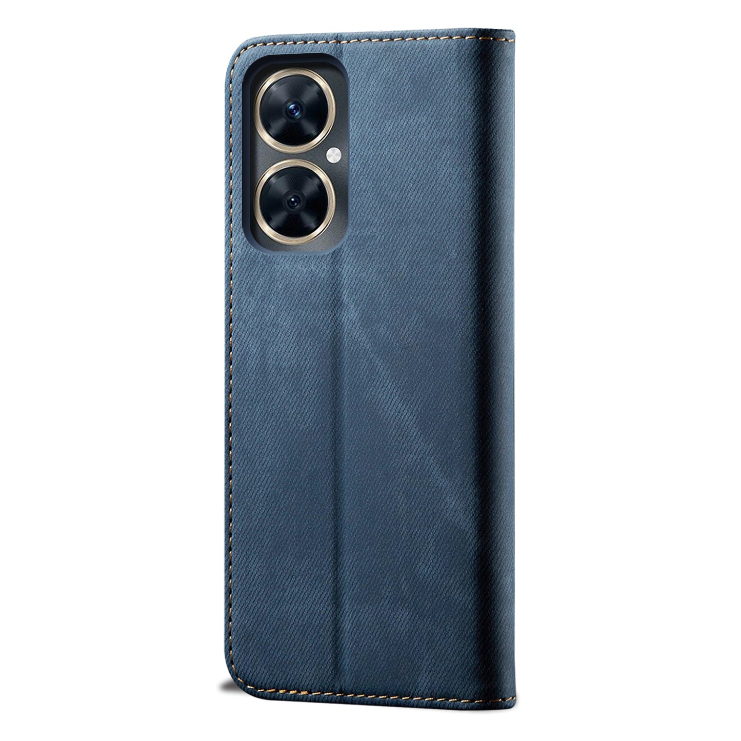 For Huawei Nova 11i / Maimang 20 / Enjoy 60 Pro PU Leather Case Stand Wallet Jeans Cloth Texture Phone Cover