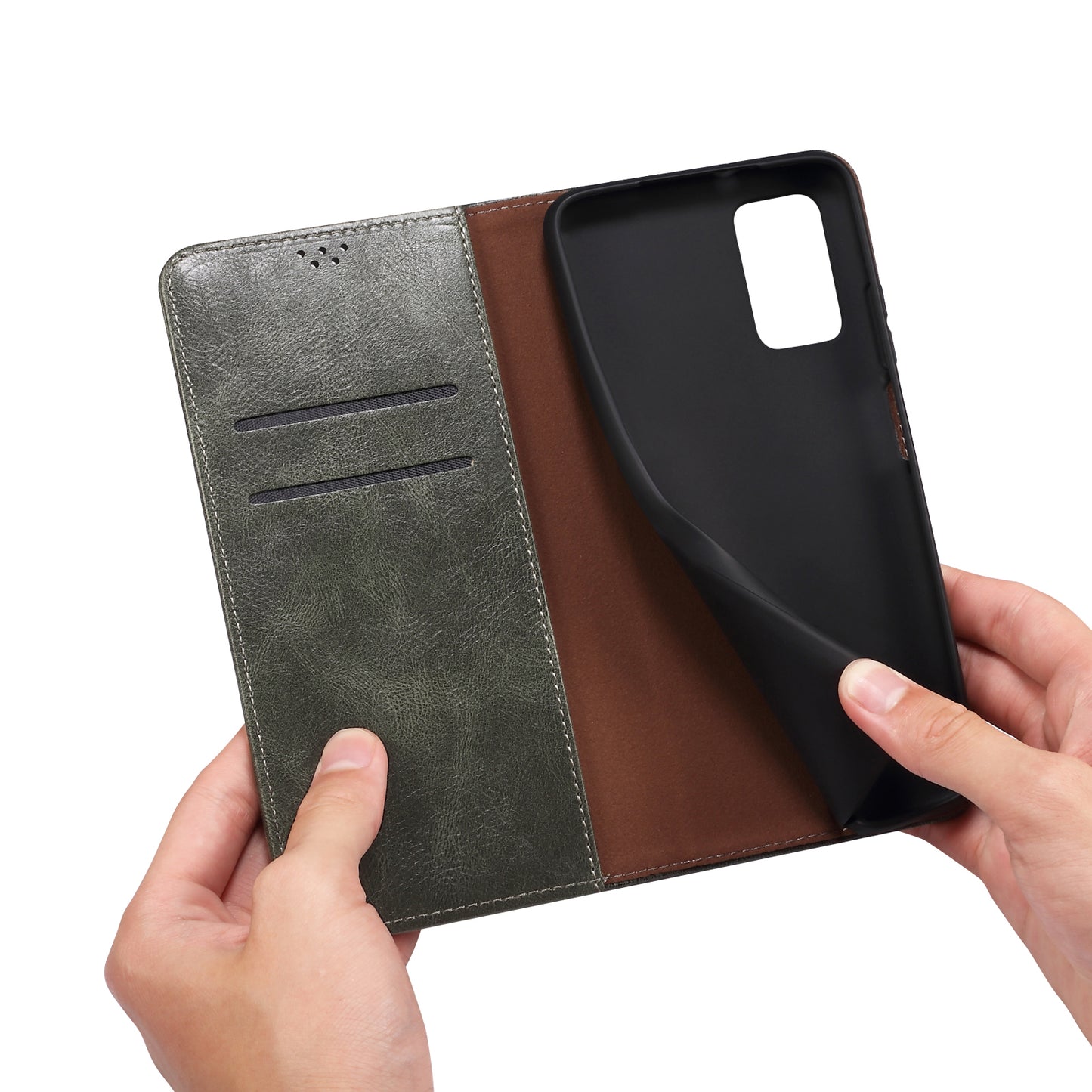 For Huawei Nova 11i / Maimang 20 / Enjoy 60 Pro Wallet Phone Cover Waxy Crazy Horse Texture PU Leather Stand Case