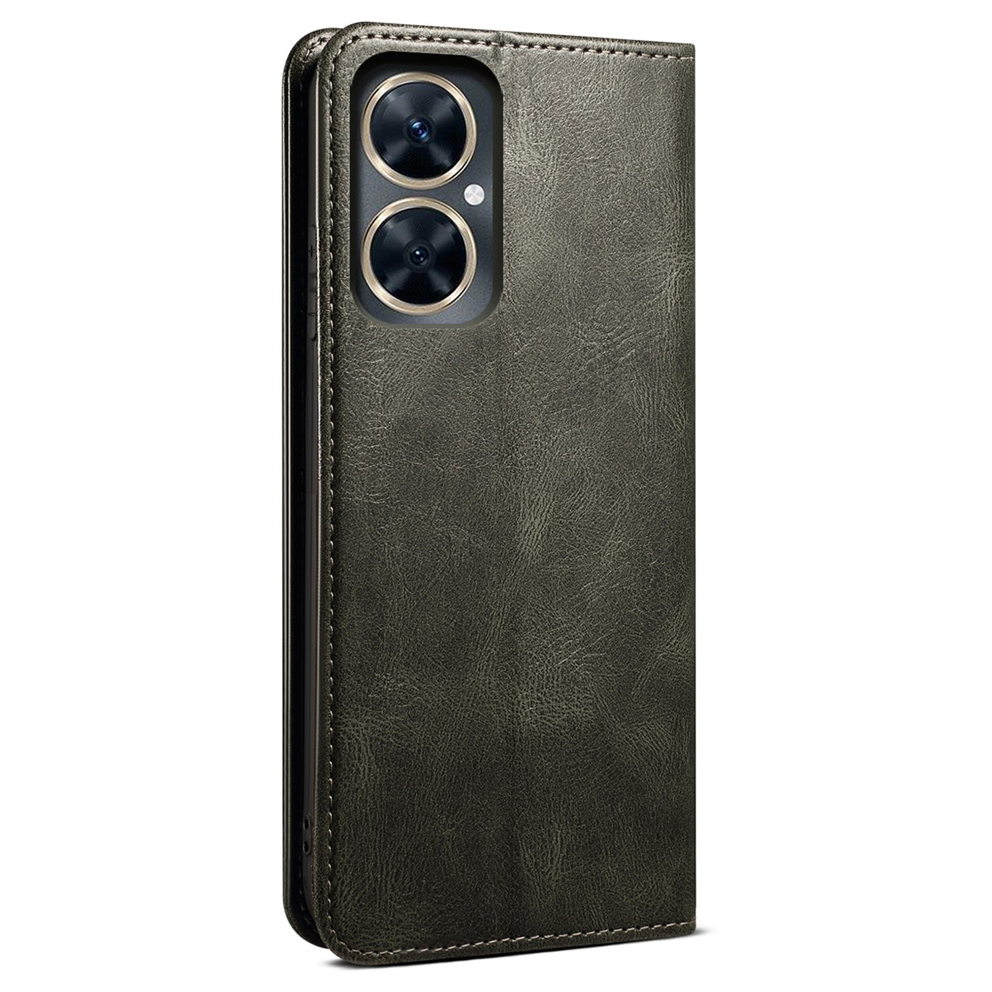 For Huawei Nova 11i / Maimang 20 / Enjoy 60 Pro Wallet Phone Cover Waxy Crazy Horse Texture PU Leather Stand Case