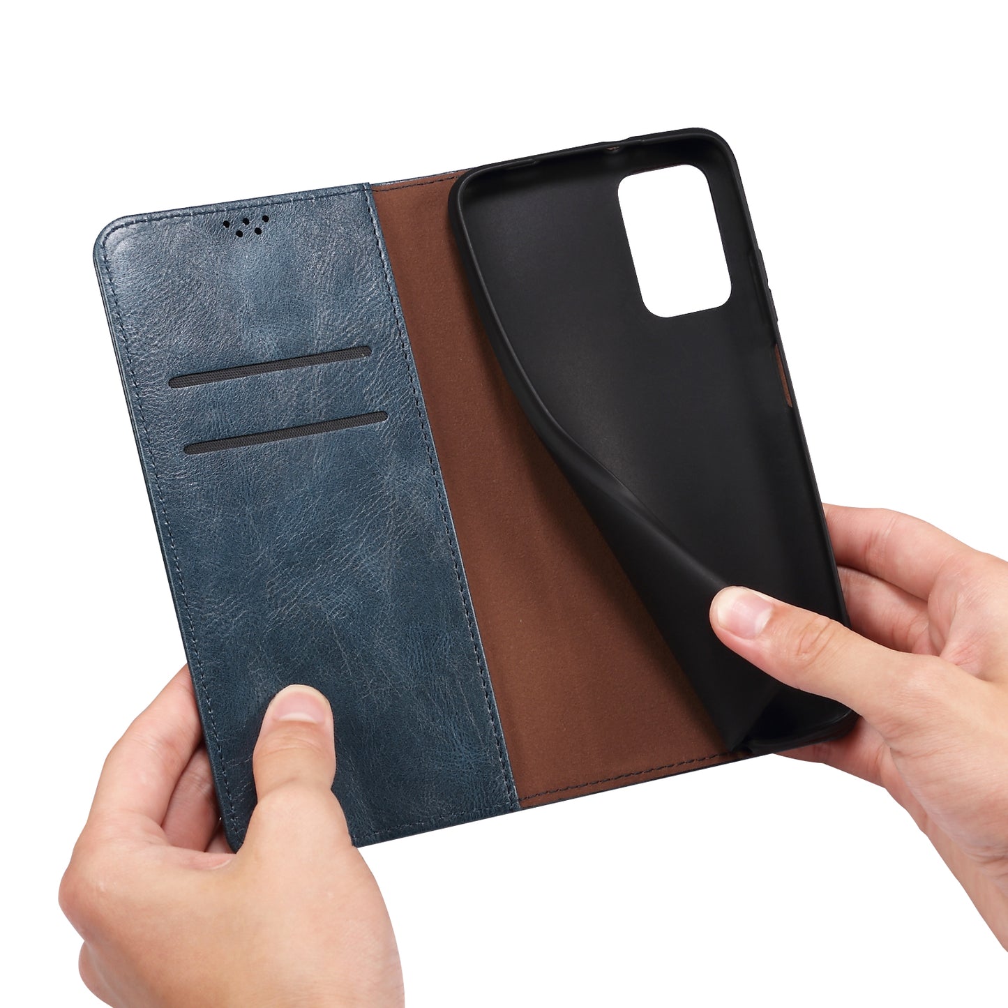 For Huawei Nova 11i / Maimang 20 / Enjoy 60 Pro Wallet Phone Cover Waxy Crazy Horse Texture PU Leather Stand Case