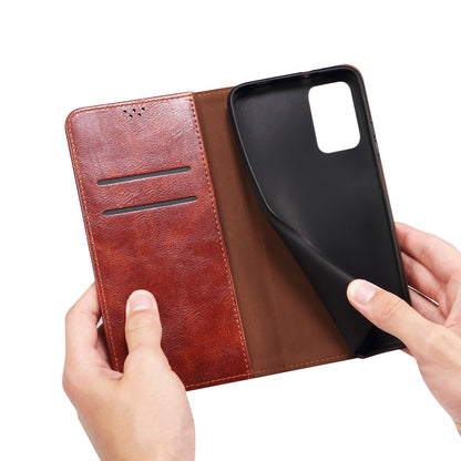 For Huawei Nova 11i / Maimang 20 / Enjoy 60 Pro Wallet Phone Cover Waxy Crazy Horse Texture PU Leather Stand Case