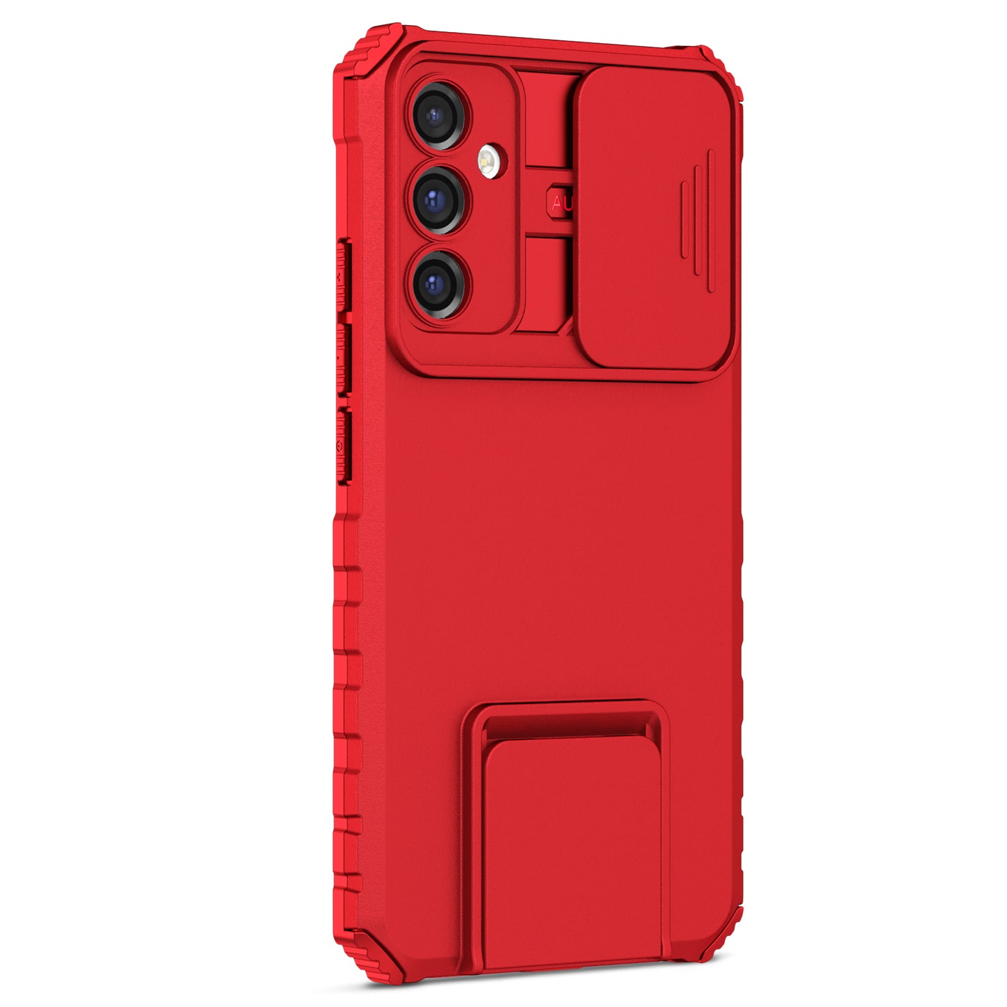 For Samsung Galaxy A34 5G Kickstand Phone Case PC + TPU Phone Protector with Slide Camera Cover