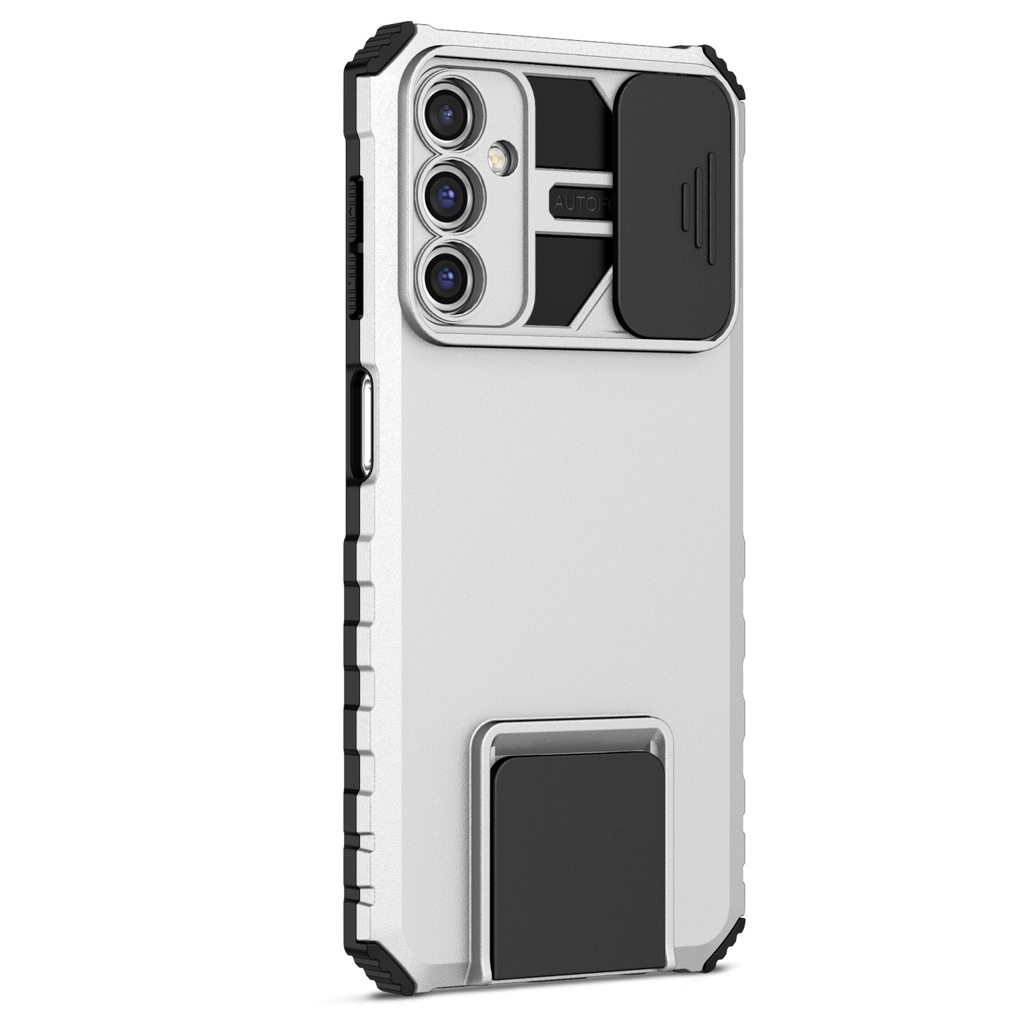 For Samsung Galaxy A14 5G Kickstand Phone Case Slide Camera Protection PC + TPU Cover
