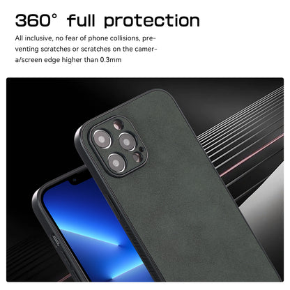Phone Cover for iPhone 13 Pro Max 6.7 inch PU Leather Coated TPU Protective Case