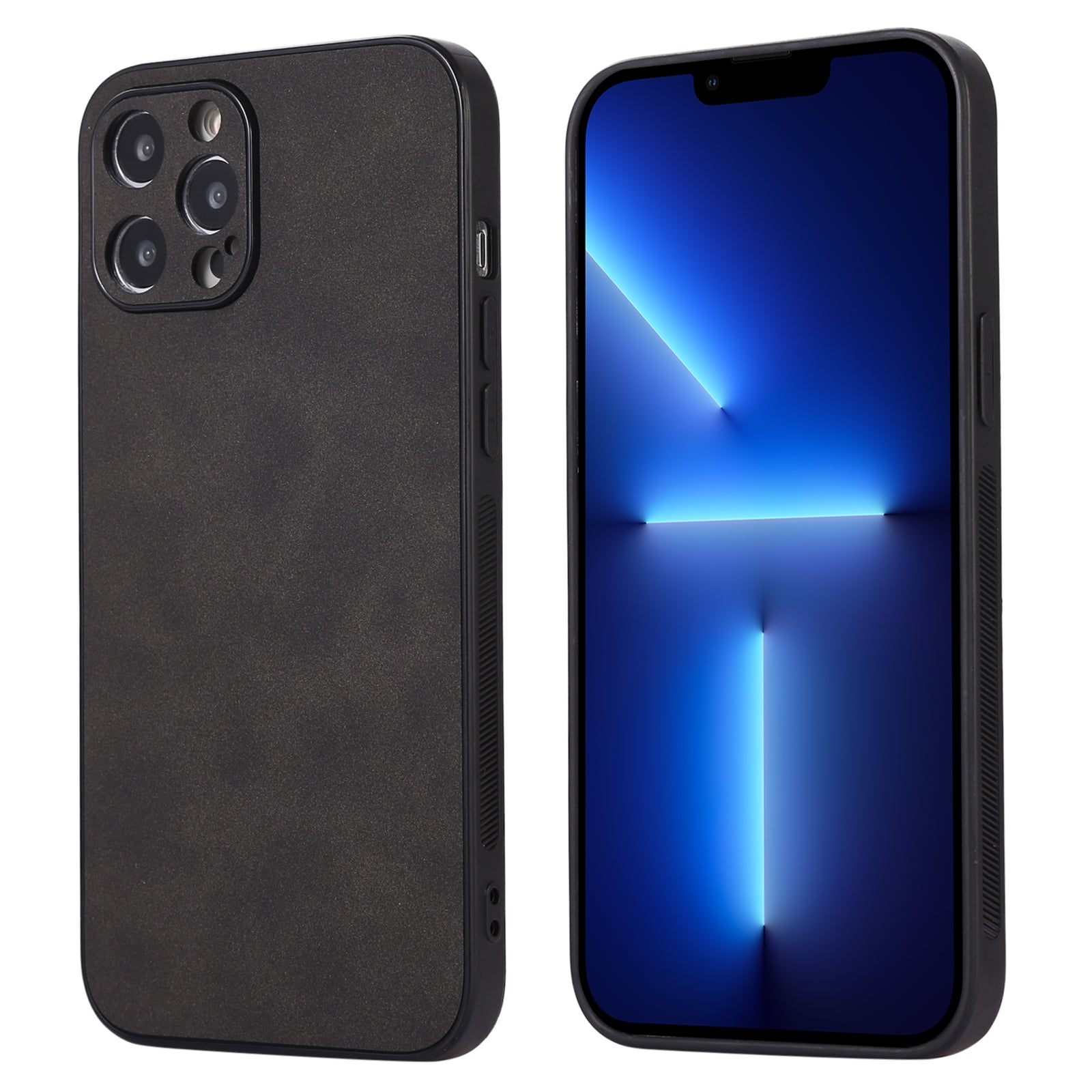 Phone Cover for iPhone 13 Pro Max 6.7 inch PU Leather Coated TPU Protective Case