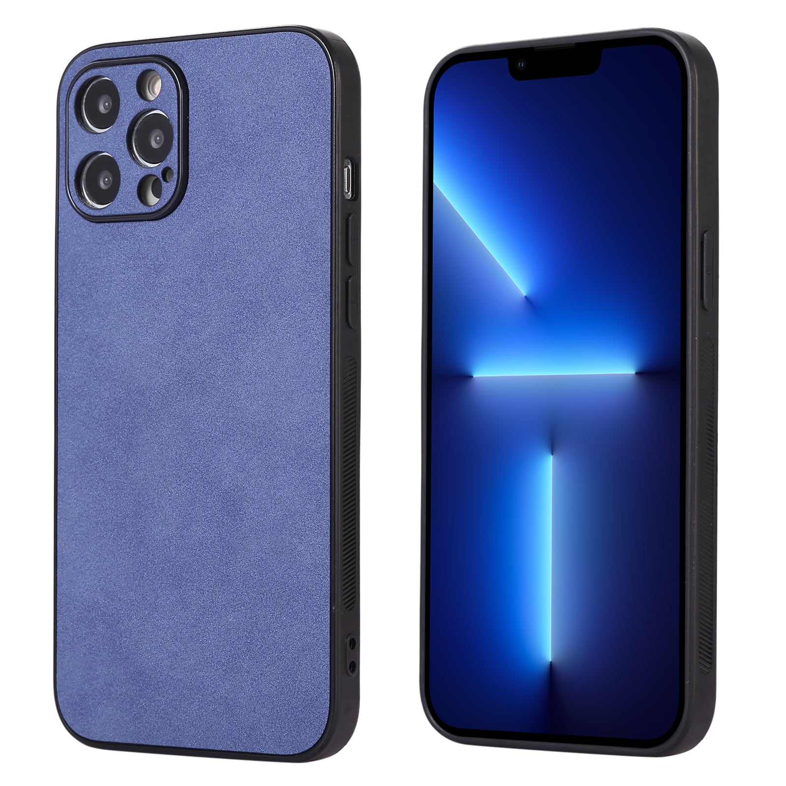 Phone Cover for iPhone 13 Pro Max 6.7 inch PU Leather Coated TPU Protective Case