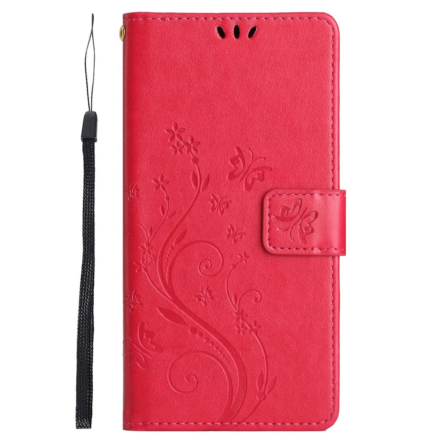 For Google Pixel 8 Pro Imprinted Butterfly Pattern Phone Shell Wallet Stand PU Leather Phone Cover Case