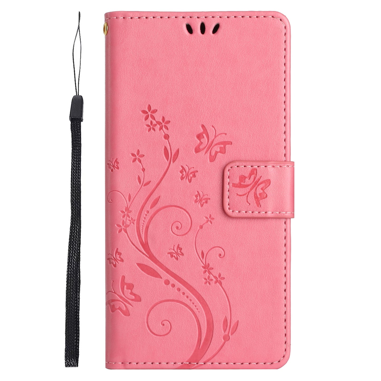 For Google Pixel 8 Pro Imprinted Butterfly Pattern Phone Shell Wallet Stand PU Leather Phone Cover Case