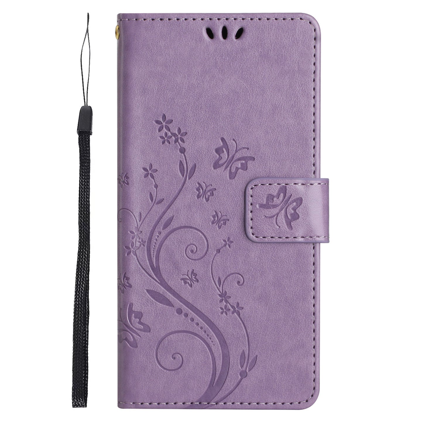 For Google Pixel 8 Pro Imprinted Butterfly Pattern Phone Shell Wallet Stand PU Leather Phone Cover Case