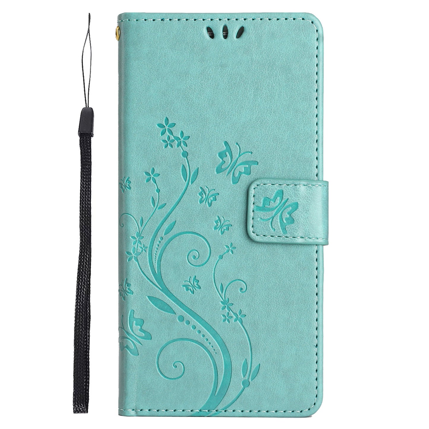 For Google Pixel 8 Pro Imprinted Butterfly Pattern Phone Shell Wallet Stand PU Leather Phone Cover Case