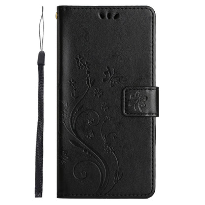 For Google Pixel 8 Pro Imprinted Butterfly Pattern Phone Shell Wallet Stand PU Leather Phone Cover Case