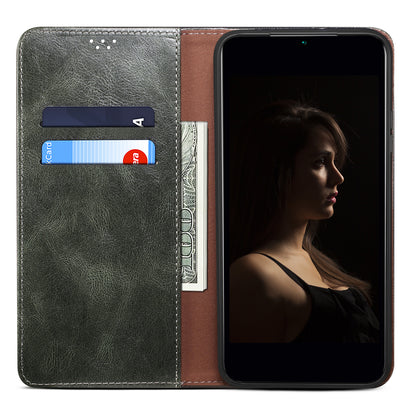 For Xiaomi 13 Lite / Civi 2 5G PU Leather Phone Wallet Case Waxy Crazy Horse Texture Stand Cover