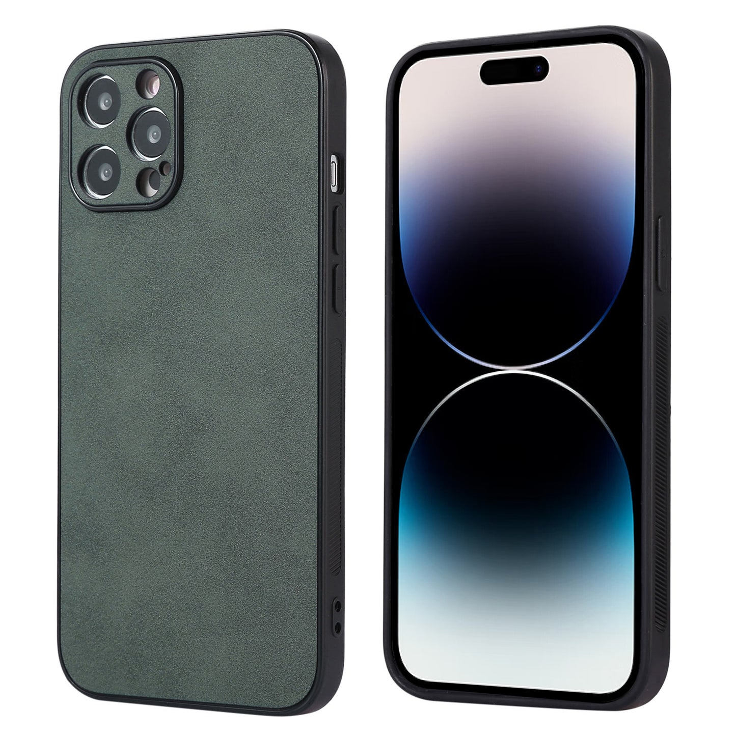 For iPhone 14 Pro Max Fall Proof Phone Cover PU Leather Coated TPU Protective Case