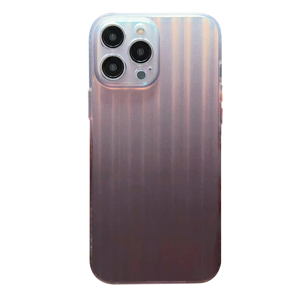 Laser IMD Phone Cover for iPhone 13 Pro , Suitcase-Shaped Acrylic+TPU Mobile Phone Case Shell