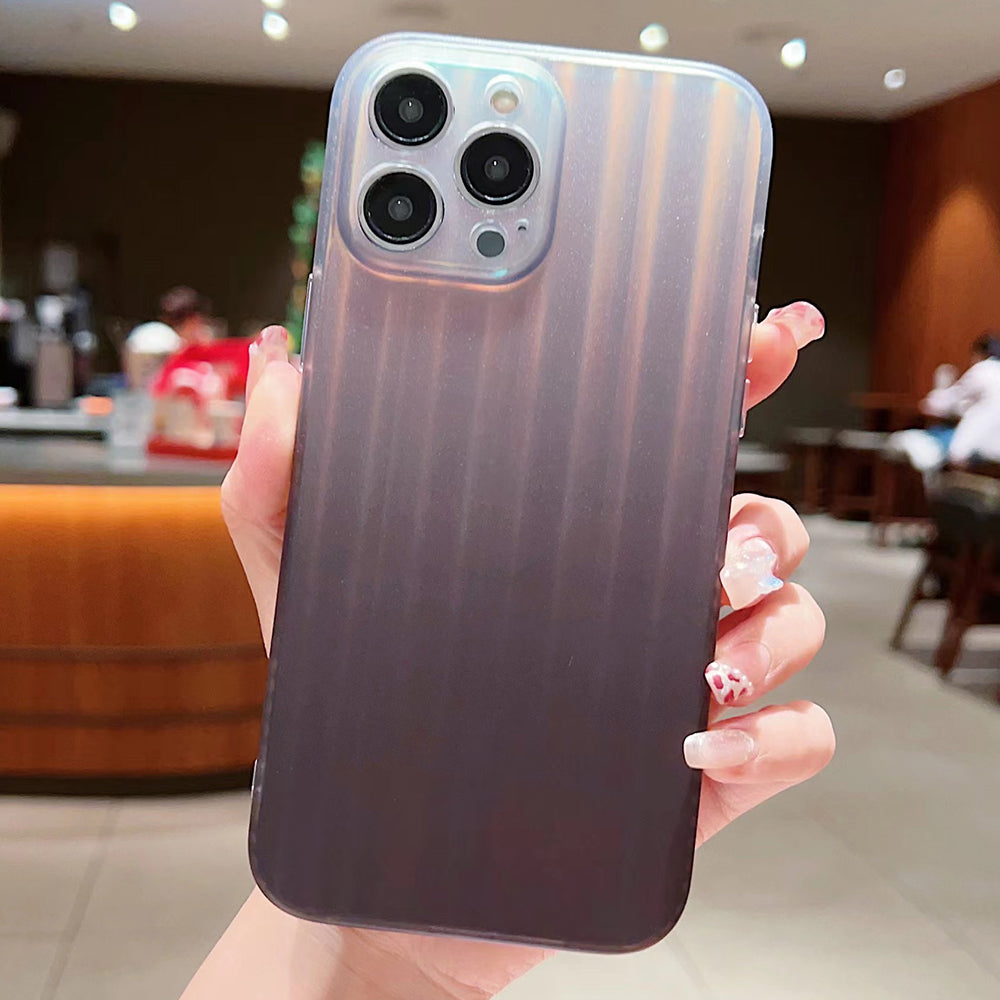 Laser IMD Phone Cover for iPhone 13 Pro , Suitcase-Shaped Acrylic+TPU Mobile Phone Case Shell