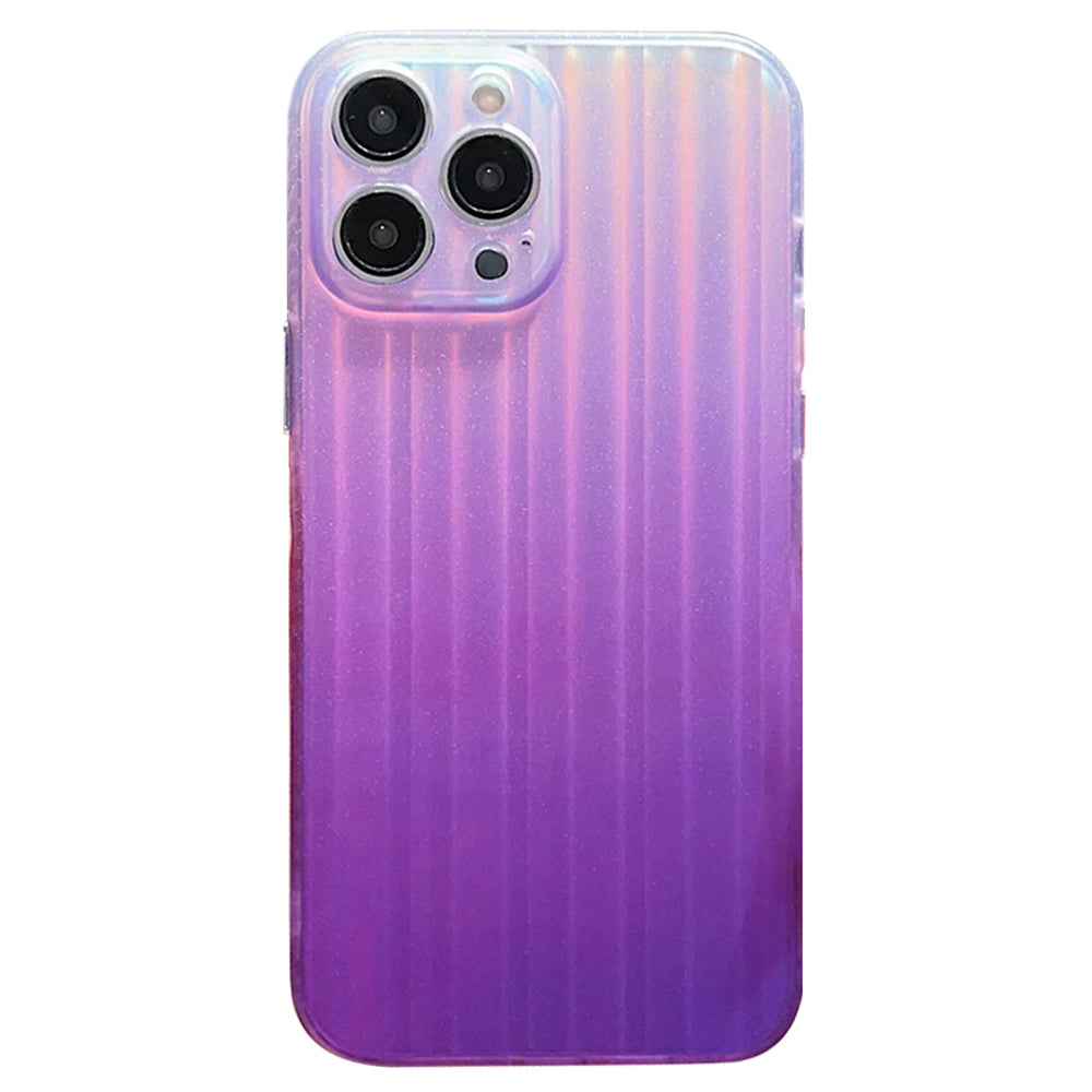 Laser IMD Phone Cover for iPhone 13 Pro , Suitcase-Shaped Acrylic+TPU Mobile Phone Case Shell