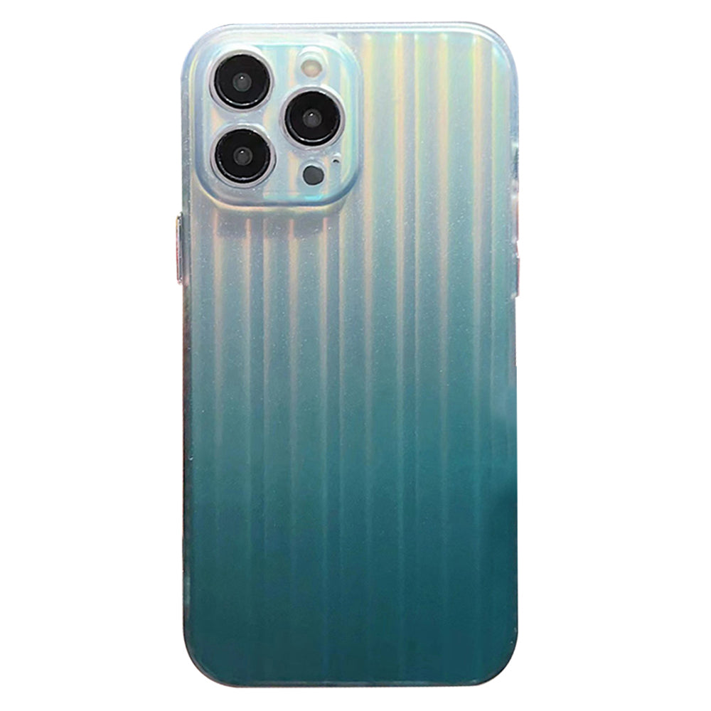 Laser IMD Phone Cover for iPhone 13 Pro , Suitcase-Shaped Acrylic+TPU Mobile Phone Case Shell