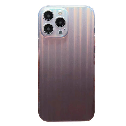 For iPhone 13 Pro Max Anti-Scratch Phone Cover Suitcase-Shaped Laser IMD Design Acrylic+TPU Phone Case Shell