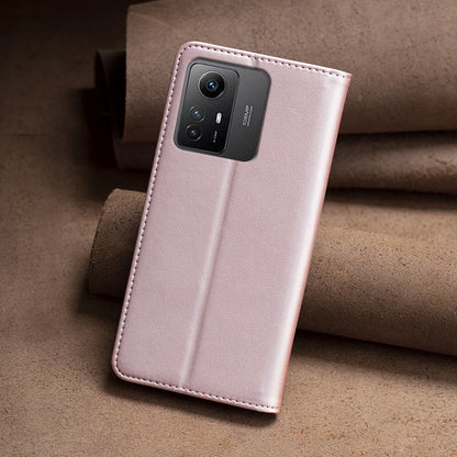 BINFEN COLOR BF18 Protective Case for Xiaomi Redmi Note 12S 4G Phone Shell Leather Cover with Card Holder