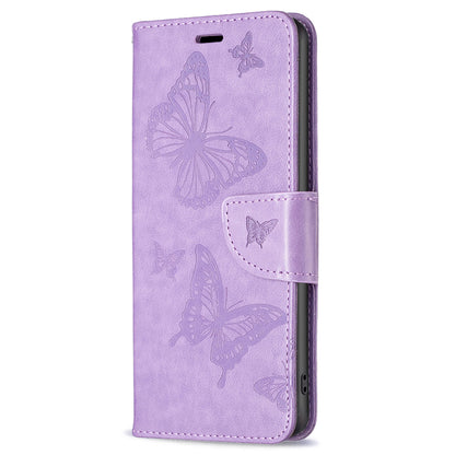 For Xiaomi Redmi Note 12S 4G Stand Wallet Phone Case Butterfly Imprinted Leather Flip Cover with Strap