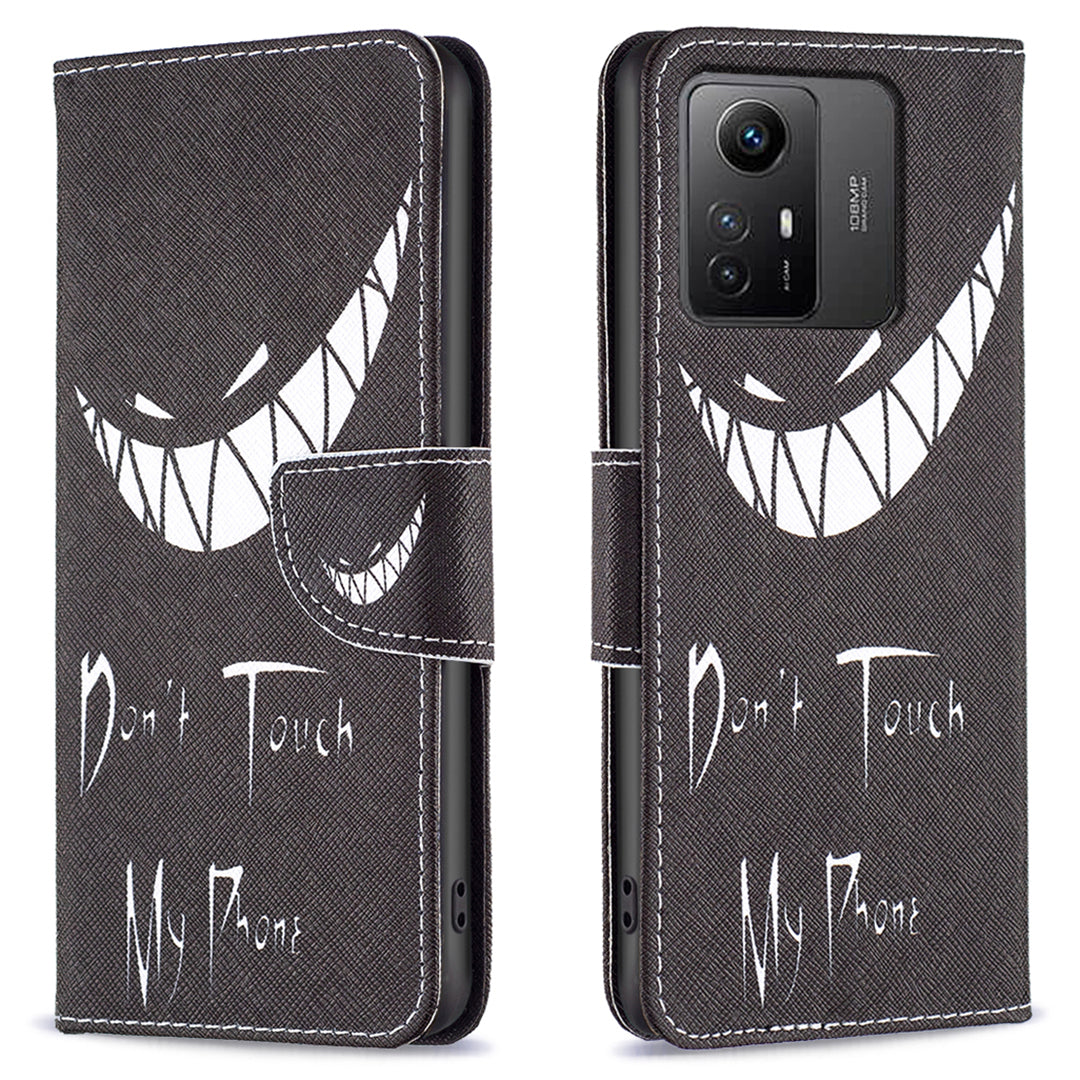 For Xiaomi Redmi Note 12S 4G PU Leather Flip Cover Wallet Stand Pattern Printing Phone Case