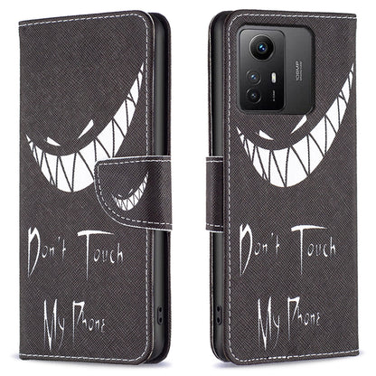 For Xiaomi Redmi Note 12S 4G PU Leather Flip Cover Wallet Stand Pattern Printing Phone Case