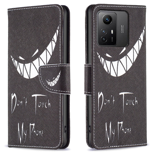 For Xiaomi Redmi Note 12S 4G PU Leather Flip Cover Wallet Stand Pattern Printing Phone Case