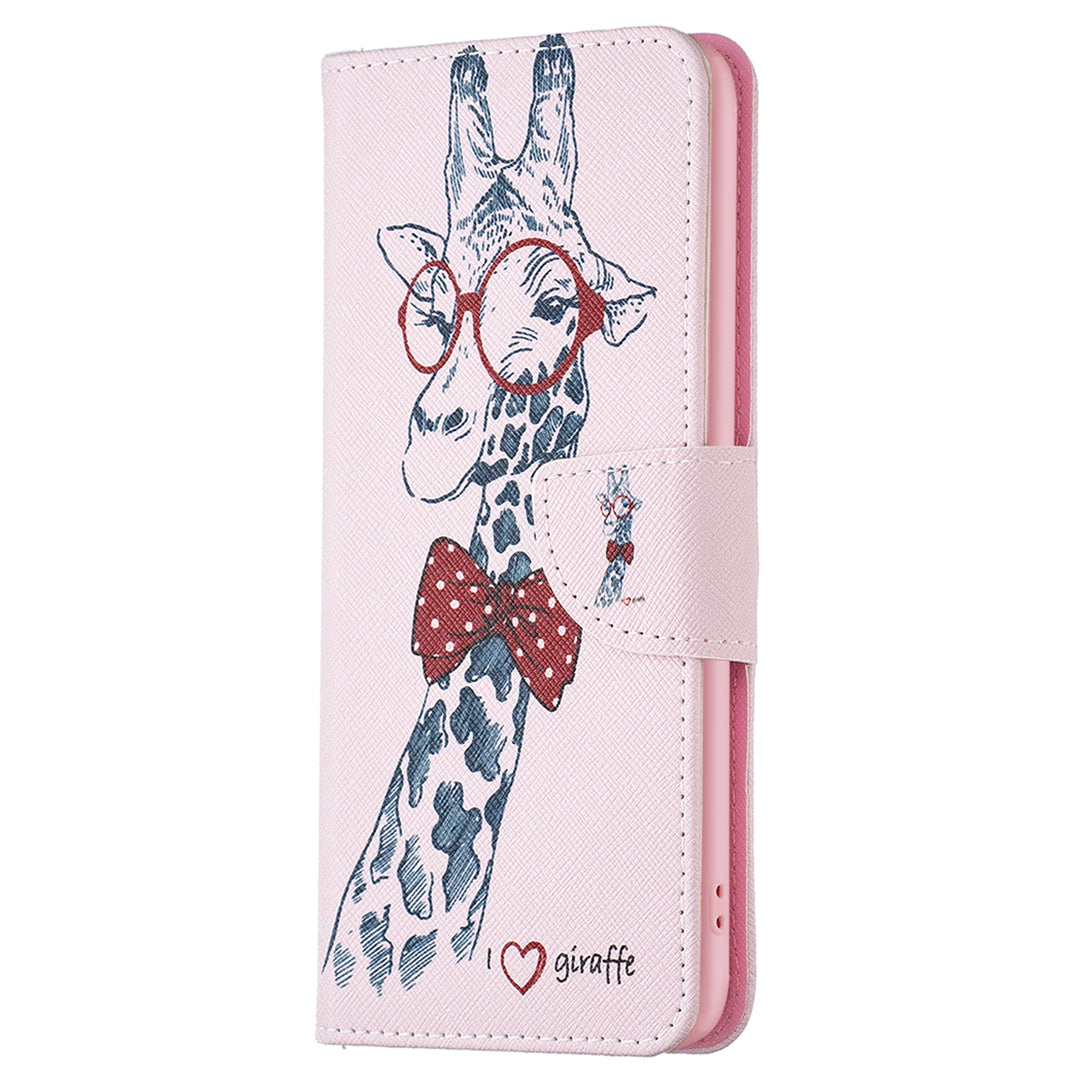 For Xiaomi Redmi Note 12S 4G PU Leather Flip Cover Wallet Stand Pattern Printing Phone Case