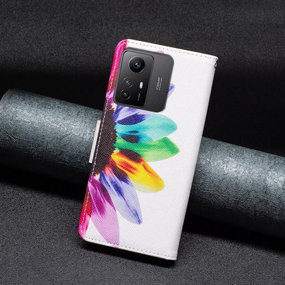 For Xiaomi Redmi Note 12S 4G PU Leather Flip Cover Wallet Stand Pattern Printing Phone Case