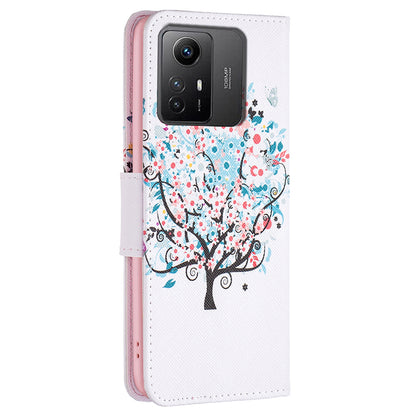 For Xiaomi Redmi Note 12S 4G PU Leather Flip Cover Wallet Stand Pattern Printing Phone Case