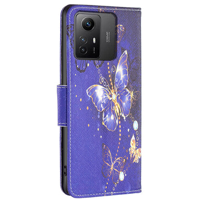 For Xiaomi Redmi Note 12S 4G Pattern Printing Phone Case PU Leather Stand Wallet Flip Cover