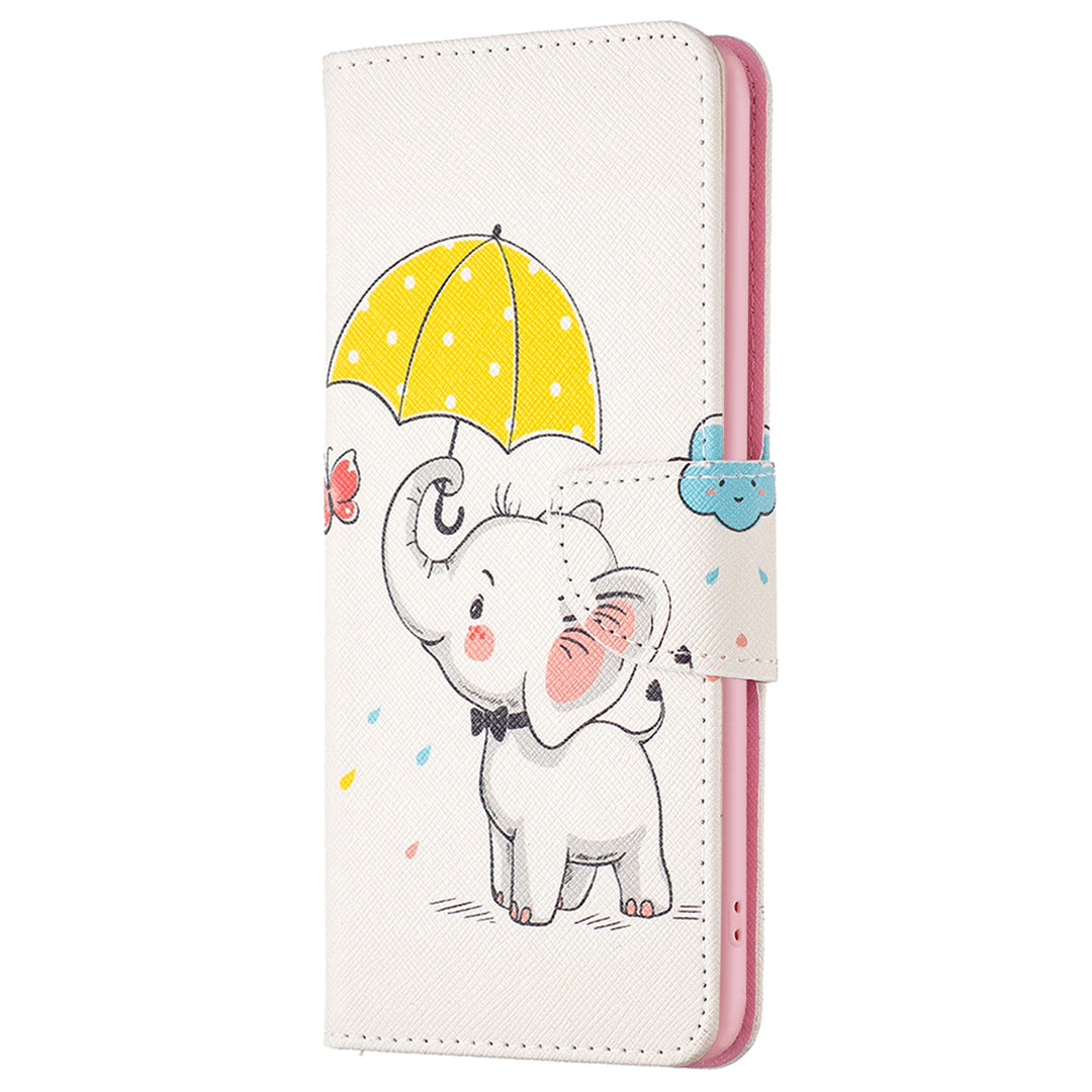 For Xiaomi Redmi Note 12S 4G Pattern Printing Phone Case PU Leather Stand Wallet Flip Cover