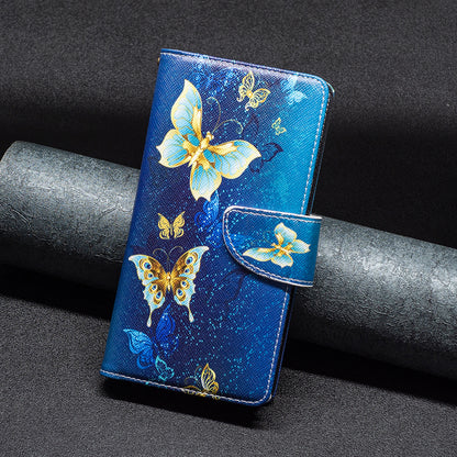 BF03 Zipper Pocket Wallet Case for Xiaomi Redmi Note 12S 4G PU Leather Stand Pattern Printing Phone Cover