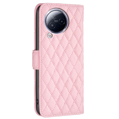 BINFEN COLOR BF Style-14 for Xiaomi Civi 3 5G Cell Phone Case Wallet Imprinted Leather Stand Cover