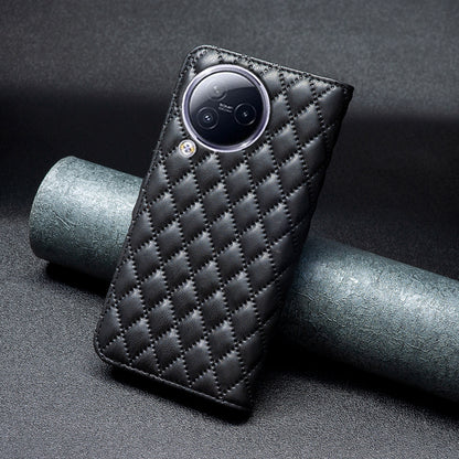 BINFEN COLOR BF Style-14 for Xiaomi Civi 3 5G Cell Phone Case Wallet Imprinted Leather Stand Cover