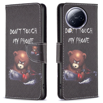 For Xiaomi Civi 3 5G Pattern Printed Phone Case PU Leather Wallet Stand Protective Cover