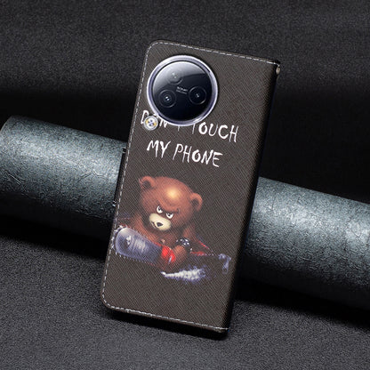 For Xiaomi Civi 3 5G Pattern Printed Phone Case PU Leather Wallet Stand Protective Cover