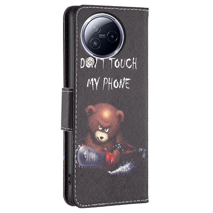 For Xiaomi Civi 3 5G Pattern Printed Phone Case PU Leather Wallet Stand Protective Cover