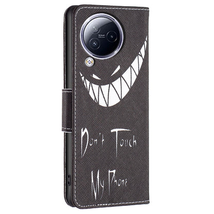 For Xiaomi Civi 3 5G Pattern Printed Phone Case PU Leather Wallet Stand Protective Cover