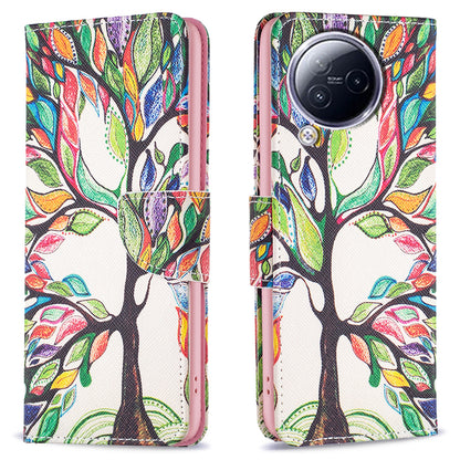 For Xiaomi Civi 3 5G Pattern Printed Phone Case PU Leather Wallet Stand Protective Cover